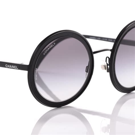 black round chanel sunglasses